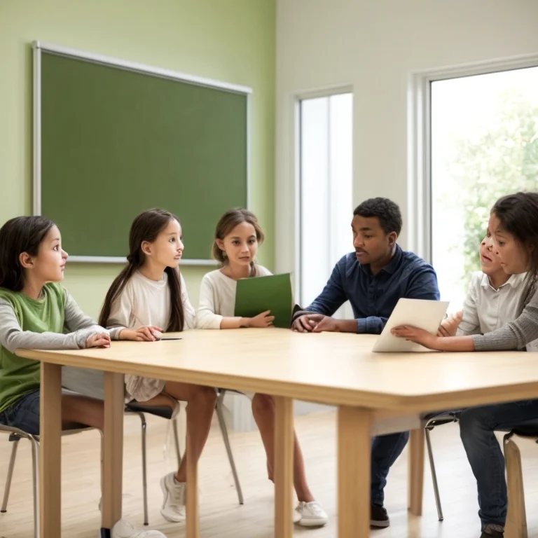 Estudiantes trabajando en tareas reales de inglés para teletrabajo